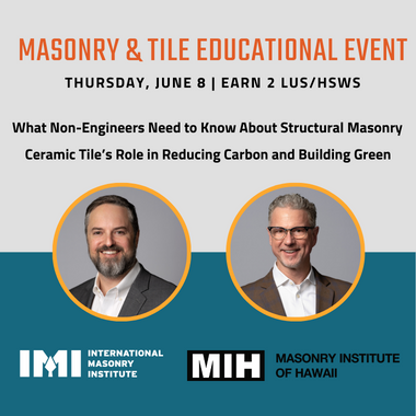 Masonry & Tile Educational Event